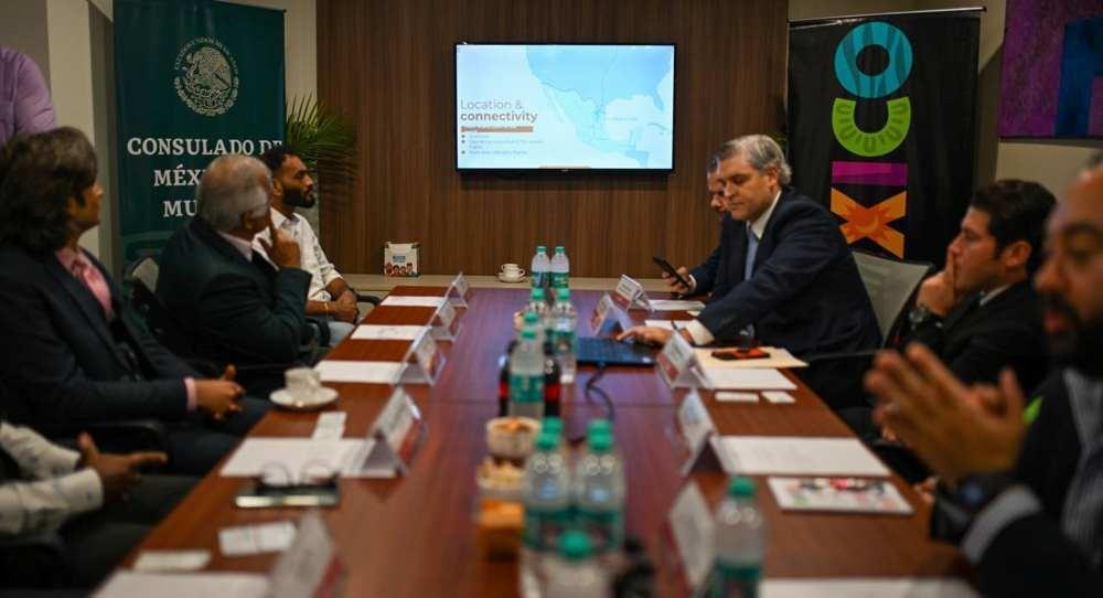 Samuel anuncia oficina de negocios de India en Nuevo León al concluir su gira