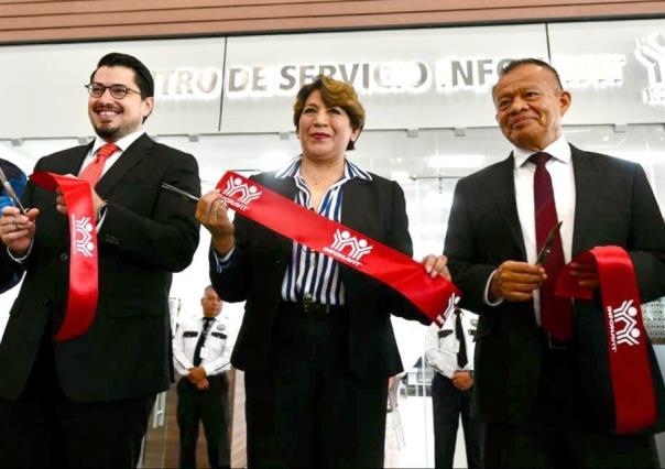 Inaugura Delfina Gómez Centro de Servicio Infonavit en AIFA