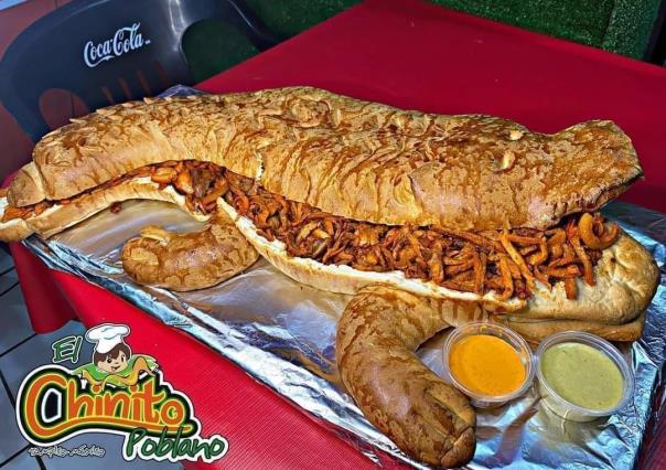 ¡Mega Juancho! La torta gigante en forma de cocodrilo que venden en Tampico