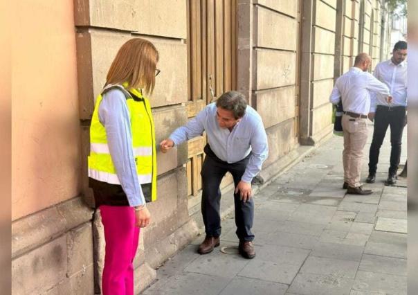 Rehabilita el Gobierno Municipal las banquetas de la zona centro en Durango