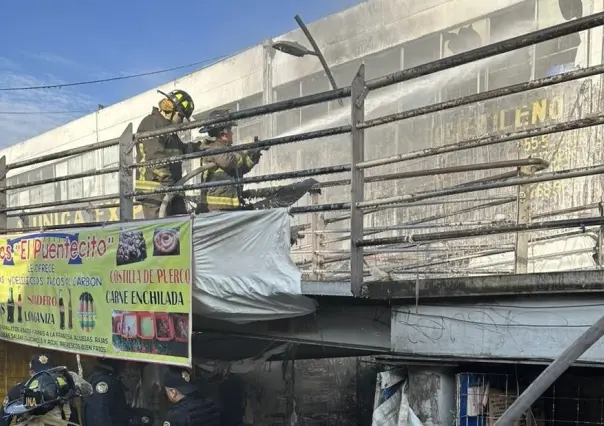 Incendio en la zona de la Merced consume puestos semifijos y locales comerciales