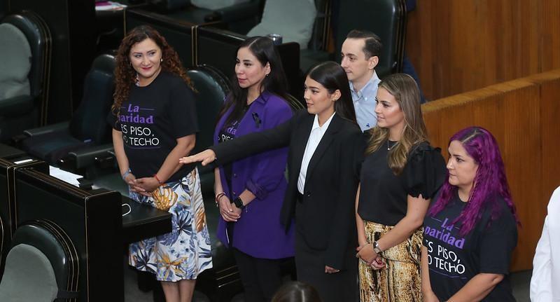 Cabe mencionar que para el nombramiento como diputada de Cecilia Robledo, los diputados de las bancadas del PAN y el PRI, citaron a un periodo extraordinario de última hora, debiendo como resultados 23 votos a favor. Foto: Cortesía