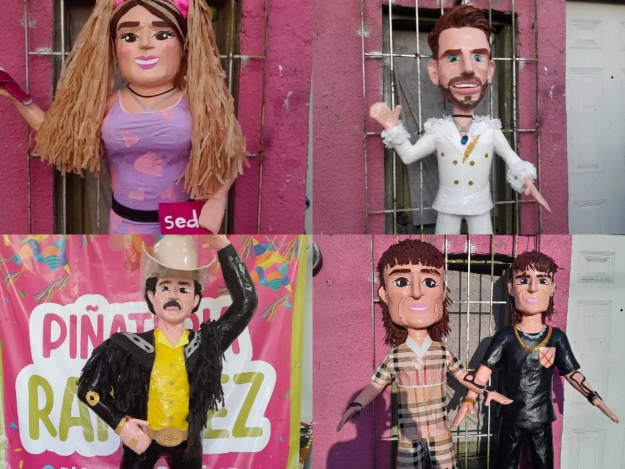 Dicho establecimiento ha dado mucho de qué hablar así como generar opiniones encontradas entre los usuarios de redes sociales al crear piñatas de los influencers o artistas del momento. Foto: Especial.