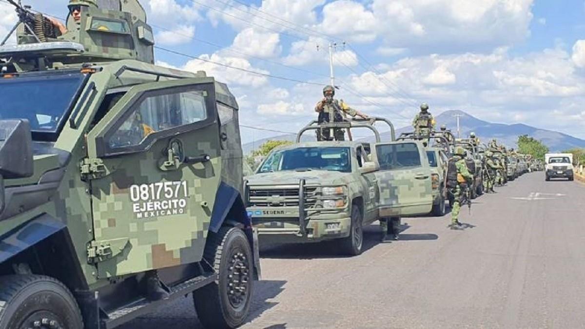 Los elementos de la Secretaría de la Defensa Nacional (SEDENA) reforzarán la seguridad en el área metropolitana y la frontera de Nuevo León. Foto: Diario Cambio 22