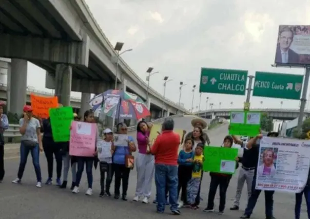 Bloquean la México-Cuautla, exigen investiguen la desaparición de mujeres