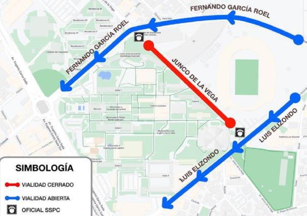 Realizarán cierre vial en el Distrito Tec