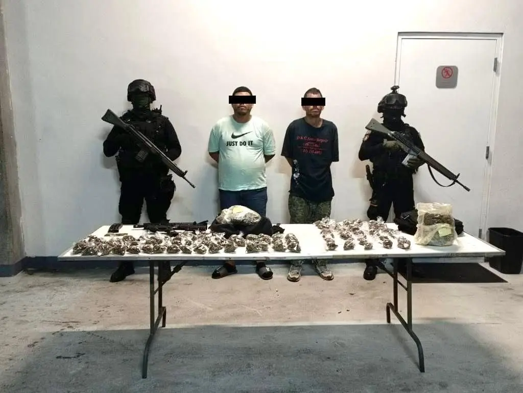 Captura Fuerza Civil a 4 integrantes del crimen organizado en San Nicolás