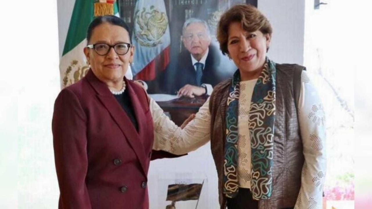 Delfina Go´mez aseguro´ que la seguridad es uno de los temas prioritarios en el Estado de México, por lo que continuara´ robusteciendo su Plan de Gobierno a fin de garantizar la paz y la tranquilidad de los mexiquenses. Foto: Cortesía