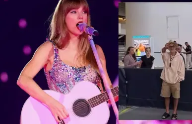 ¿Gran fan? Captan a Alejandro Fernández en concierto de Taylor Swift