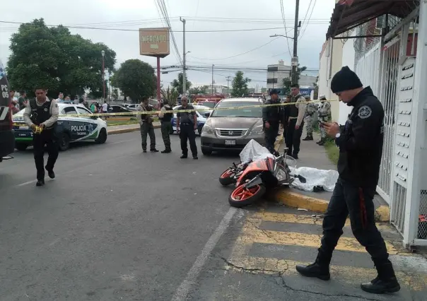 Ejecutan a motociclista en Tecámac