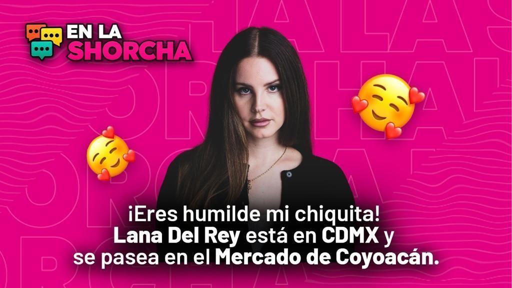 Lana Del Rey está en CDMX y se pasea en el Mercado de Coyoacán