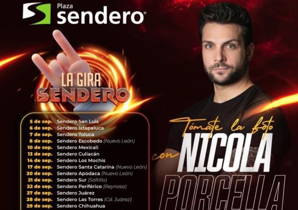 ¡En Sendero! Revelan fechas y lugares del tour de Nicola Porcella en Nuevo León