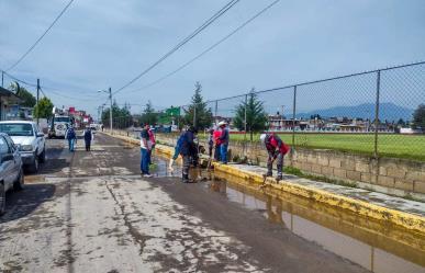 Desbordamiento en Chapultepec: CAEM realiza trabajos de limpieza y prevención