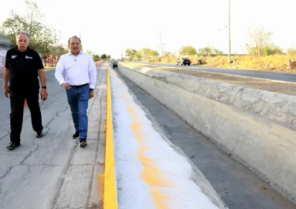 Inaugura Andrés Mijes sistema pluvial en Fomerrey 9 de Escobedo