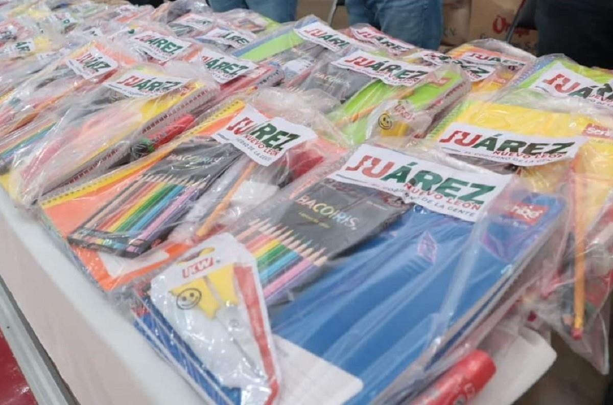 Entrega Francisco Treviño 20 mil paquetes escolares en Juárez