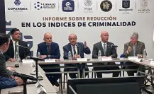 Anuncian autoridades de Seguridad y Cámaras delitos a la baja en Nuevo León