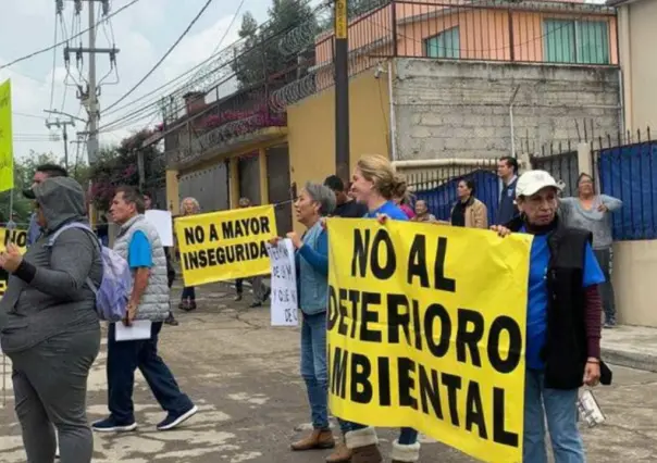 Protestan habitantes de Cuautitlán Izcalli por construcción de Juzgados