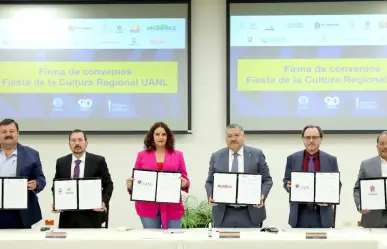 Firma UANL convenio con municipios por la Fiesta Cultural Regional