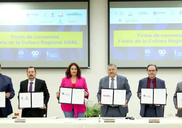 Firma UANL convenio con municipios por la Fiesta Cultural Regional