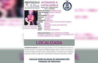 Hallan cuerpo de Valeria Dallana Galaviz Vázquez en Ahome, Sinaloa