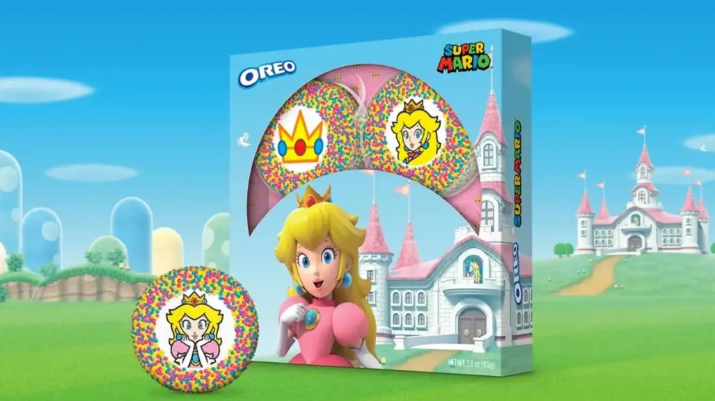 ¡Para fans! Lanza Oreo y Nintendo galletas de la princesa Peach