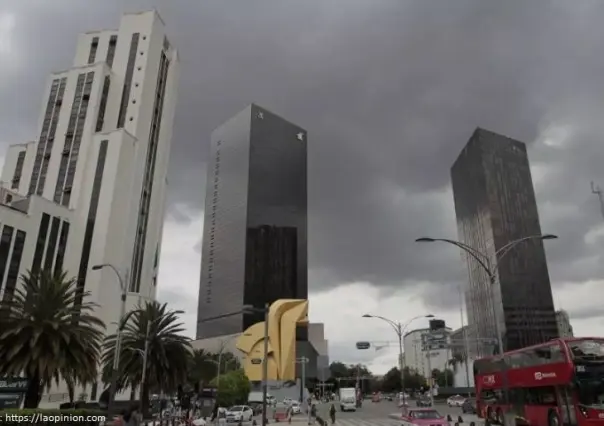 Esperan nubosidad y lluvias para la Ciudad de México