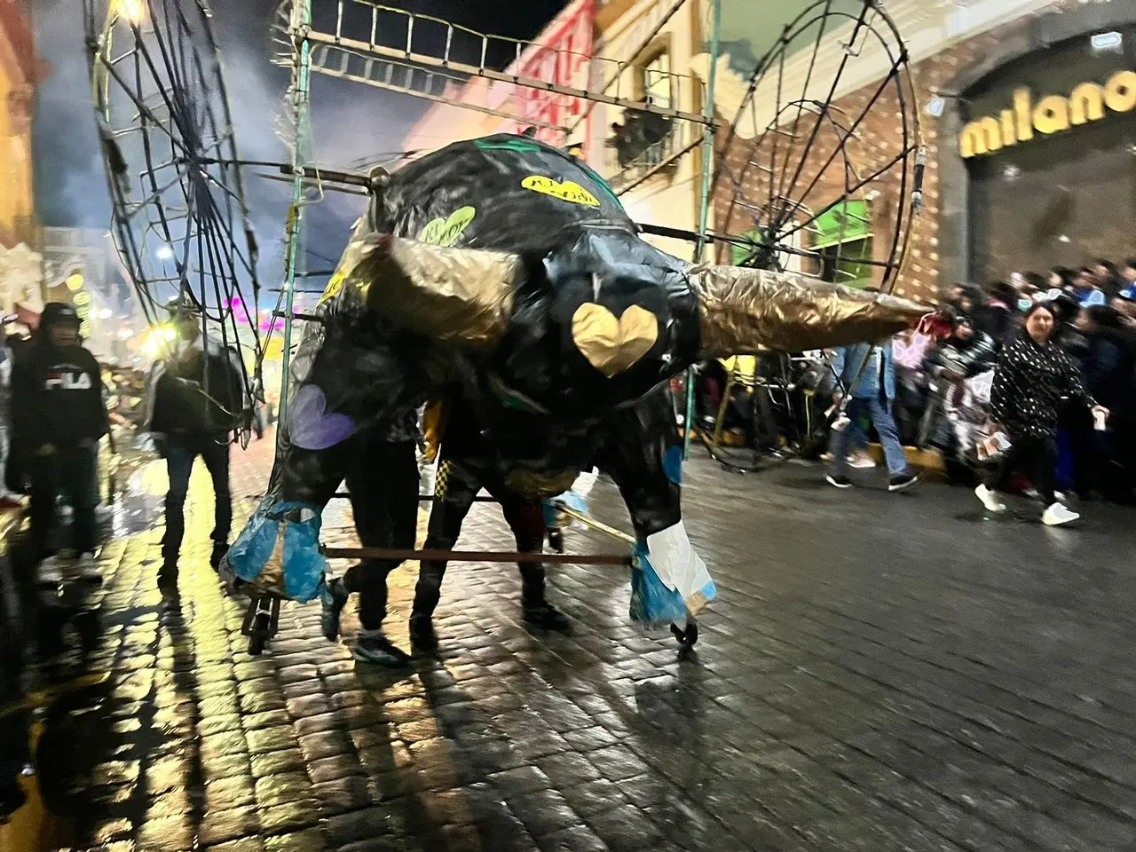 Festividad ‘La Noche de Burladeros’ en Tlaxcala. Foto: Especial.