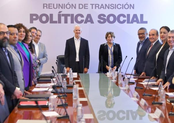 Analiza Delfina Gómez la política social en la sexta reunión de transición