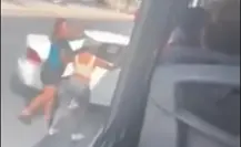 Pelean mujeres con chofer de ruta 311 en Monterrey Pelean mujeres con chofer de ruta 311 en Monterrey