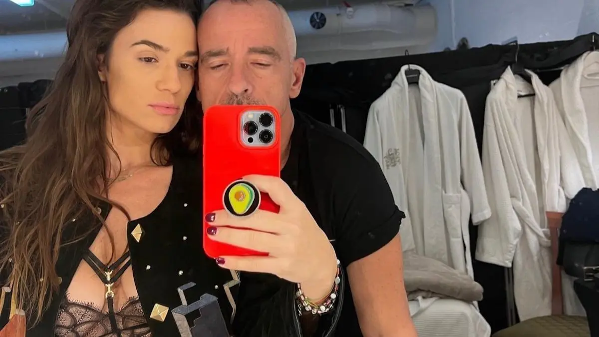 Eros Ramazzotti y Dalila Gelsomino se conocieron durante un viaje a Cancún en 2022. Foto. Especial