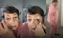 VIDEO: Comparte abuelita de 79 años sus técnicas de maquillaje