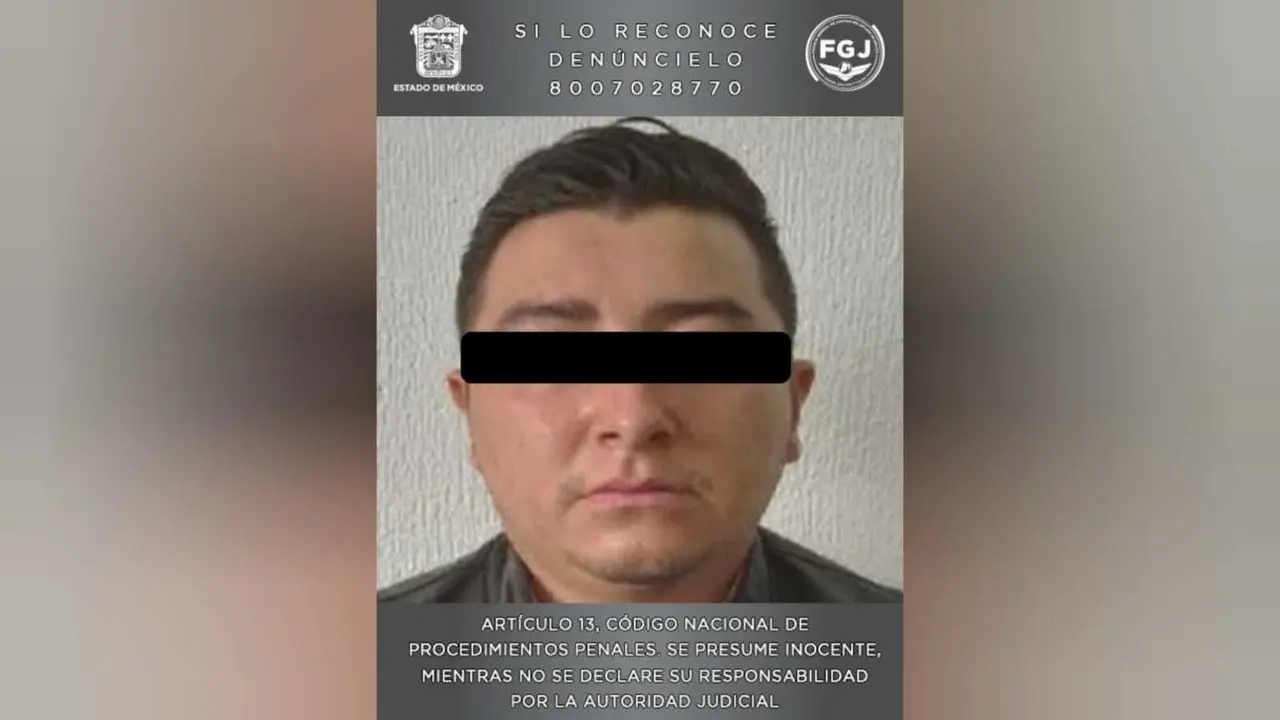 Por el delito de secuestro exprés fue vinculado a proceso Gabriel N y permanecerá en prisión preventiva en Tlalnepantla. Foto: Cortesía