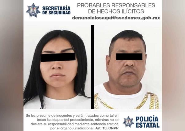 Por fraude, cae pareja en Tlalnepantla