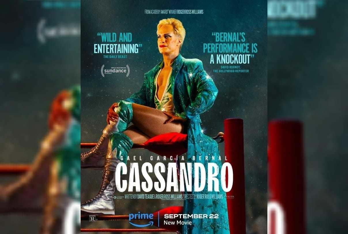 La historia de Cassandro se basa en la vida real del luchador Cassandro, quien recientemente fue incluido en el Salón de la Fama de la AAA. Foto: Amazon.