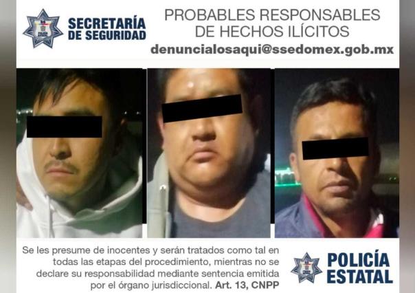 Rescatan a chofer y dos custodios, hay tres detenidos por secuestro en Jaltenco