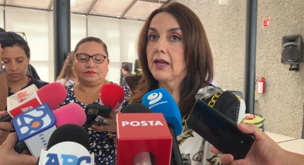 La diputada de Movimiento Ciudadano, Consuelo Gálvez, reiteró que los maestros tendrán la libertad de basarse en los libros que ellos quieran, para poder tenerlos como refuerzo. Foto: Armando Galicia