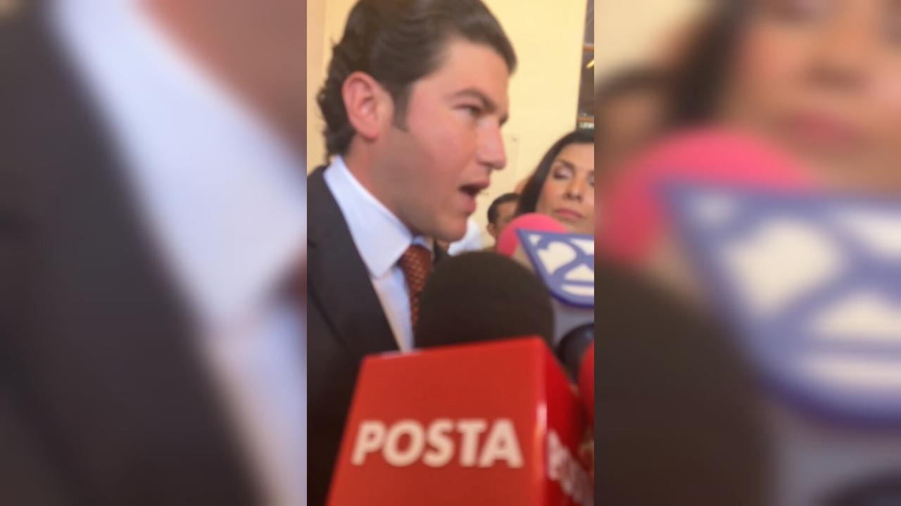 El gobernador de Nuevo León, Samuel García Sepúñveda, anunció que Gerardo Palacios Pámanes, titular de la Secretaría de Seguridad Pública del Estado, demostrará con hechos y números las mejorías. Foto: Rosy Sandoval