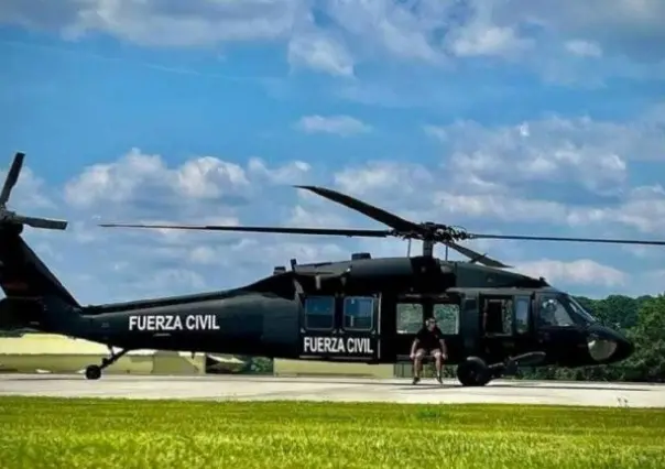 Luce con nueva imagen el helicóptero Black Hawk de Fuerza Civil