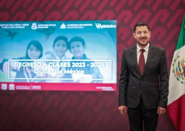 Todo listo para el Regreso a Clases 2023-2024, asegura Martí Batres