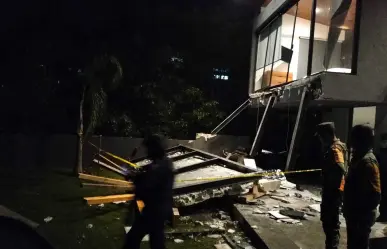 Tragedia en Valle de Bravo; derrumbe en balcón deja un muerto y cuatro heridos