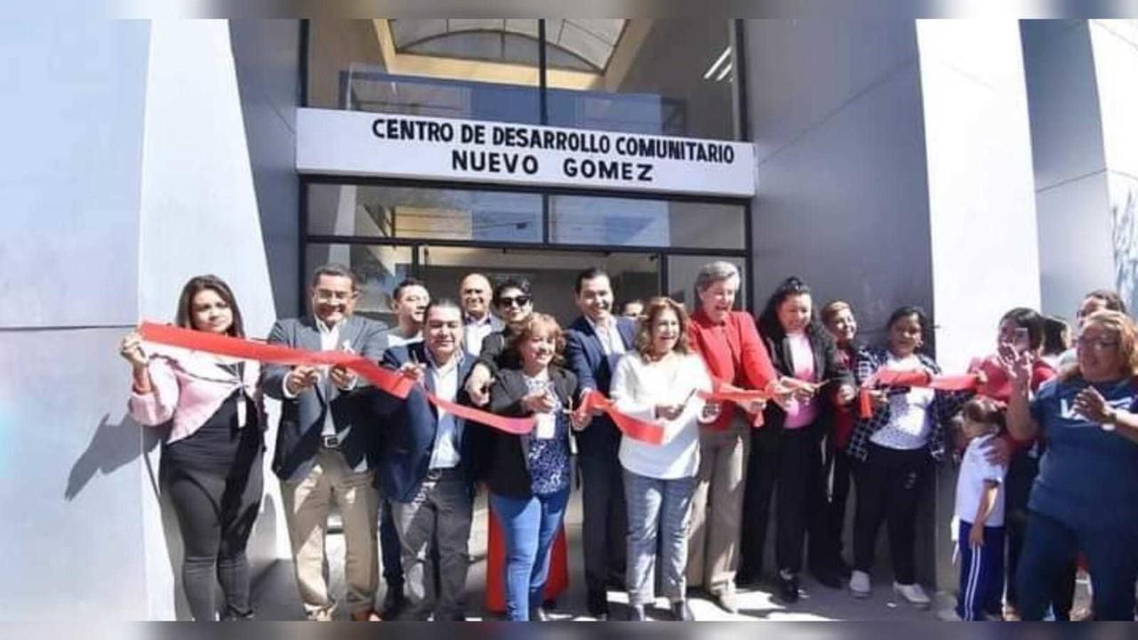 Más de 19 mil gomezpalatinos beneficiados con la rehabilitación de los siete centros comunitarios. Foto: Facebook Ayuntamiento de Gómez Palacio.