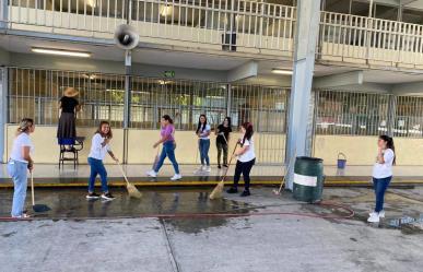 Sello Nuevo León: Realizan gran jornada de limpieza en escuelas