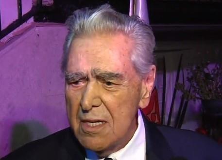 El actor Eric del Castillo de 89 años está en tratamiento para ayudar a su memoria. Foto. Captura de imagen