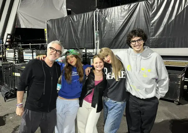 Acude Alfonso Cuarón a último concierto de Taylor Swift en México