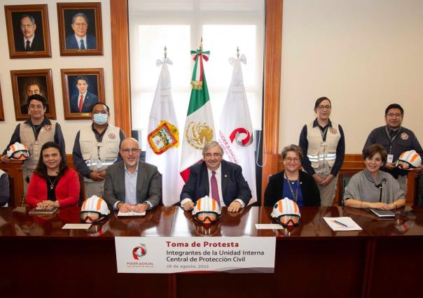 Crea PJEdomex su Unidad Interna de Protección Civil