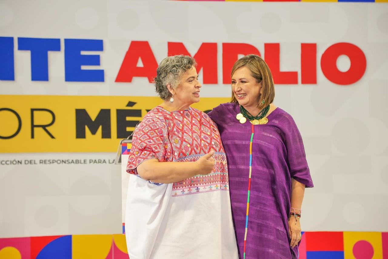 Xóchitl Gálvez arrasa a Beatriz Paredes en segunda encuesta del Frente Amplio. Foto: FB Xóchitl Gálvez Ruiz