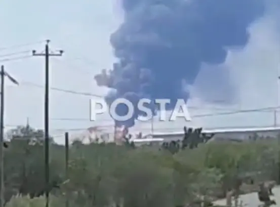 Arde empresa en Salinas Victoria