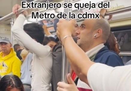 En sus comentarios, comenzó a quejarse del transporte público capitalino, específicamente del calor y el mal olor que hay. Foto: TikTok Gil6644.