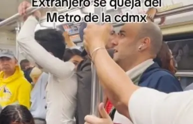 Se queja extranjero del metro de la CDMX y lo compara con el de Argentina