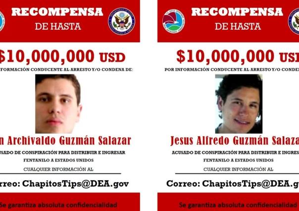 Actualiza la DEA su lista de más buscados; “Los Chapitos” la encabezan